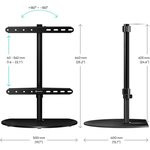 ONKRON подставка для телевизора 32"-65" настольная, чёрная PT2 PT2 (443331) ONKRON подставка для телевизора 32"-65" настольная, чёрная PT2 PT2 (443331)