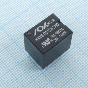 HKV6-DC12V-SHG, Сверхминиатюрное автомобильное реле 25А одна контактная группа-два направления катушка 12В 0.6Вт HKV6-DC12V-SHG, Сверхминиатюрное автомобильное реле 25А одна контактная группа-два направления катушка 12В 0.6Вт