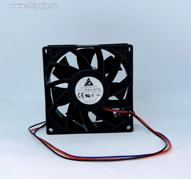 Вентилятор Delta Electonics PFB0924EHE 0.42A 24v 92x38 3pin