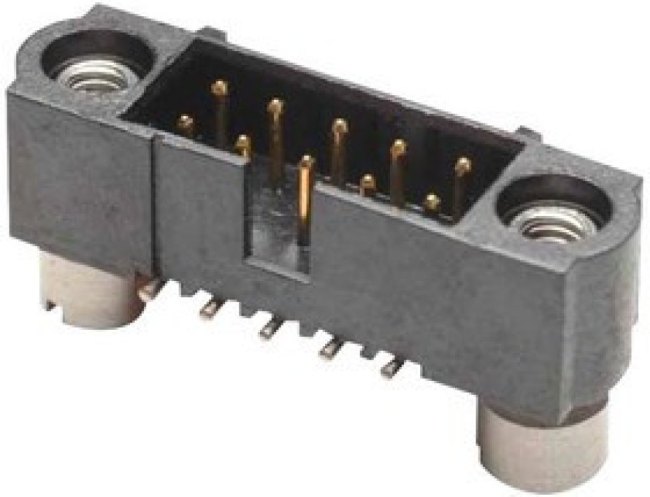 M80-5821205, Power to the Board 06+06 DIL MALE L/B R/F HEX JS