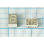 Светодиодный дисплей красный 7 сегментов, 1разряд, высота 7мм, 2000 мкд, LTS2301AE ; №7045 R СД дисп