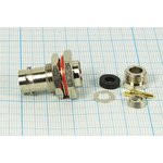 Высокочастотный разъём BNC с креплением на панель под кабель RG58; №9326 гн BNC\RG58\пан\\гай Высокочастотный разъём BNC с креплением на панель под кабель RG58; №9326 гн BNC\RG58\пан\\гай