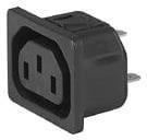 6600.4325, AC Power Entry Modules 6600 APPLIANCE OUTLET 10A 70 deg