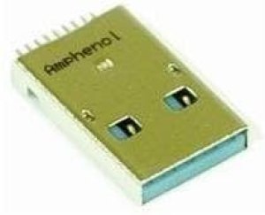 GSB416445CHR, USB Connectors USB3.1 A PLG SMT 2ugold+30u