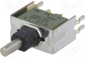 M2B15AA5G13, Переключатель: кнопочный, Пол: 2, SPDT, 1A/125ВAC, 1A/30ВDC