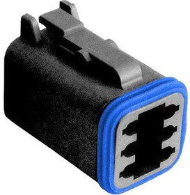 PX0105S06BK, Rectangular MIL Spec Connectors 6 Sckt Male Hsg Blk Rec Conn End Cap PX0105S06BK, Rectangular MIL Spec Connectors 6 Sckt Male Hsg Blk Rec Conn End Cap