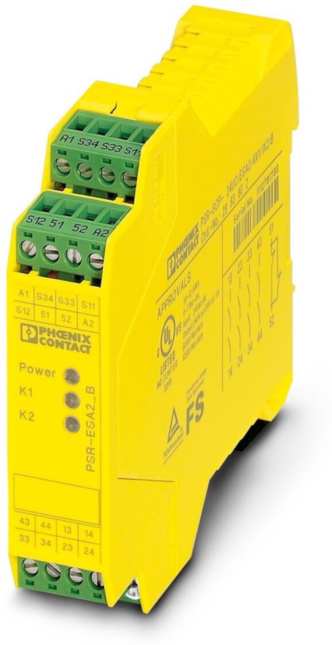 2963802, Single-Channel Emergency Stop, Safety Switch/Interlock Safety Relay, 24V ac/dc, 4 Safety Contacts 2963802, Single-Channel Emergency Stop, Safety Switch/Interlock Safety Relay, 24V ac/dc, 4 Safety Contacts