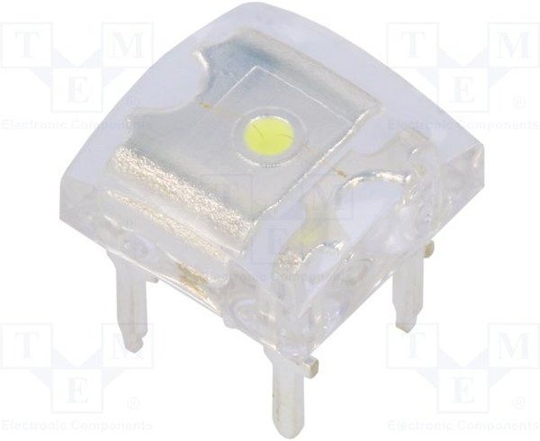 OSW54LZ4E1D, LED Super Flux; 7.62x7.62mm; white cold; 1870?2400mcd; 30°; 30mA