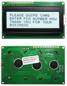 NHD-0420DZ-FSW-FBW, LCD Character Display Modules &amp; Accessories FSTN (+) Transf 98.0 x 60.0