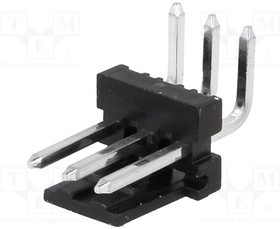 MTAS156-3-D, Гнездо, провод-плата, "папа", PIN: 3, 3,96мм, THT, MAS-CON, луженые