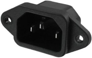 703W-00/54, AC Power Entry Modules PCB Mount 9mm