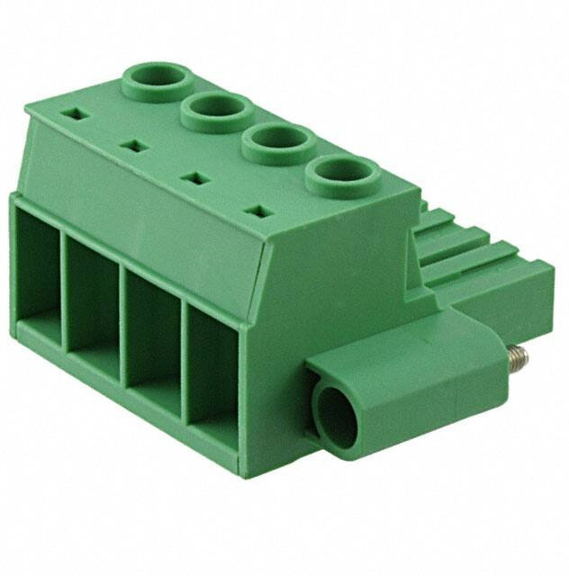 1967472, Pluggable Terminal Blocks 4 Pos 10.16mm pitch Plug 18-6 AWG Screw