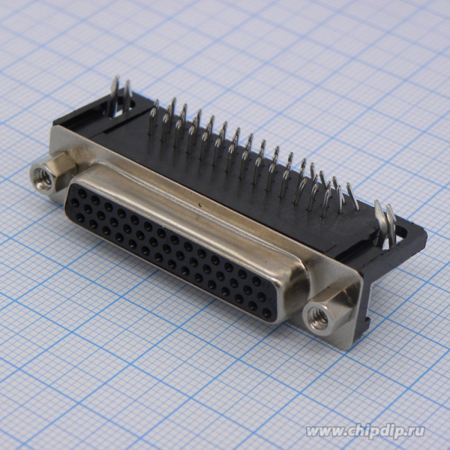 DHR-44F (DS1038-44F), Гнездо 44 pin высокой плотности на плату