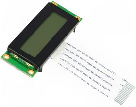 DEM 16223 SBH-PW-N, Дисплей LCD, алфавитно-цифровой, FSTN Positive, 16x2, LED, PIN 16