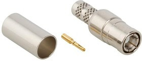 142219, RF Connectors / Coaxial Connectors SMB ST CRIMP PLUG 142/223/U NICKEL