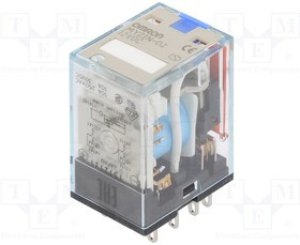MY2IN-D212VDC, Реле: электромагнитное; DPDT; 12ВDC; Iконтакт.макс: 10А; Серия: MY2 MY2IN-D212VDC, Реле: электромагнитное; DPDT; 12ВDC; Iконтакт.макс: 10А; Серия: MY2