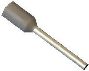 KLS8-01108-E7508 grey (TIC-0.75-8) серый (LT07508), Наконечник 8мм для обжима многожильн. кабеля 0,7 KLS8-01108-E7508 grey (TIC-0.75-8) серый (LT07508), Наконечник 8мм для обжима многожильн. кабеля 0,7