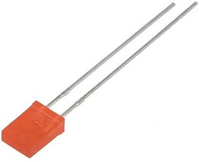 LL-253VD1G-1B, LED; rectangular; 5x2x7.05mm; red; 45?90mcd; 130°; Front: flat; 20mA LL-253VD1G-1B, LED; rectangular; 5x2x7.05mm; red; 45?90mcd; 130°; Front: flat; 20mA