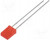 LL-253VD1G-1B, LED; rectangular; 5x2x7.05mm; red; 45?90mcd; 130°; Front: flat; 20mA LL-253VD1G-1B, LED; rectangular; 5x2x7.05mm; red; 45?90mcd; 130°; Front: flat; 20mA