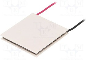 PM-40X40-38, Модуль элемент Пельтье, 15,4В, 3А, 40x40x4,7мм, 38Вт, Мат-л Al2O3