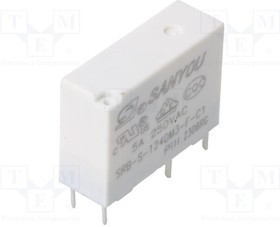 SRB-S-124DM3-C1, Реле: электромагнитное; SPST-NO; Iконтакт.макс: 5А; 5A/277ВAC