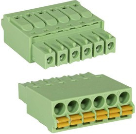 15EDGKN-3.5- 06P-14-00A(H), PlugIn,P=3.5mm SprIng Clamp System TermInal Block