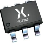 PUMH10.115, Транзистор: NPN x2, биполярный, BRT, 50В, 0,1А, 300мВт, SOT363