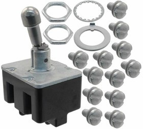 4TL1-1A, Toggle Switches 4 Pole 3 Position Screw Term 15A