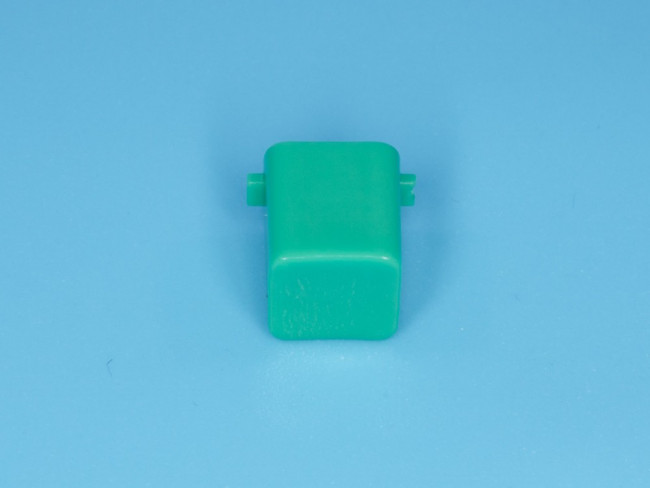 PSM1-K-1-E, Колпачок квадратный для мини кнопки зеленый