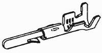 163555-8, Pin &amp; Socket Connectors MATE-N-LOK PIN 0,3-