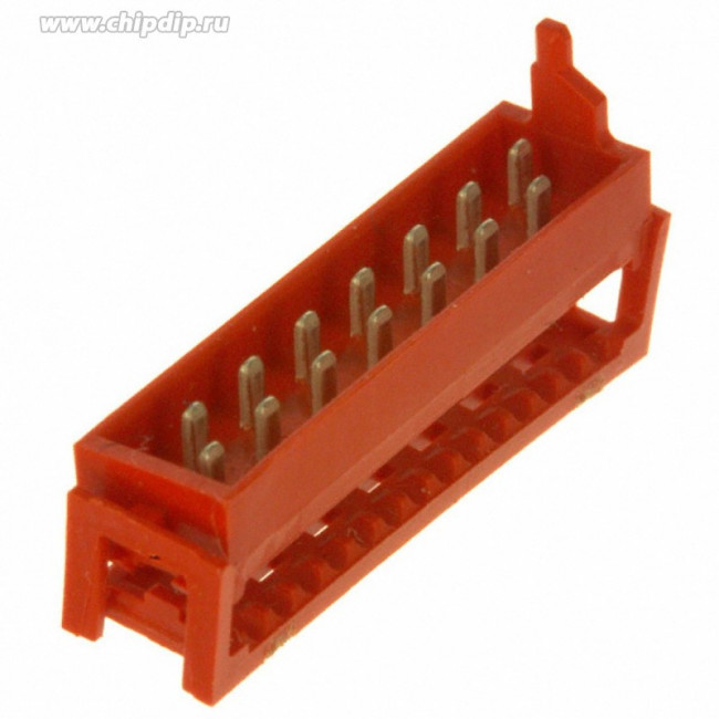 8-215083-4, Conn IDC Connector M 14 POS 1.27mm IDT RA Cable Mount Box/Carton