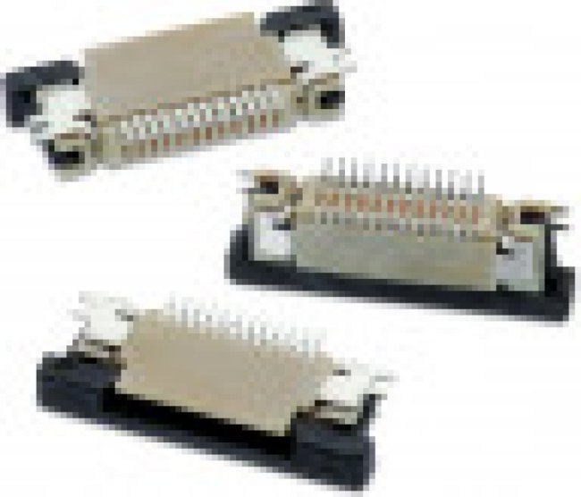 68714414522, WR-FPC 0.5mm Pitch 44 Way Horizontal Receptacle FPC Connector, ZIF Bottom Contact