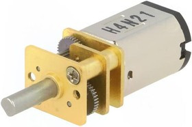 3041, Двигатель: DC, с редуктором, HPCB 12V, 12ВDC, 750мА, Ось: D профиль