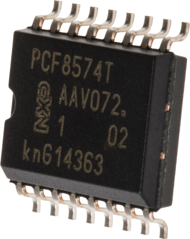 PCF8574T/3,512, Расширитель цифровых входов/выходов для шины I2C [SO-16 / SOT162-1]