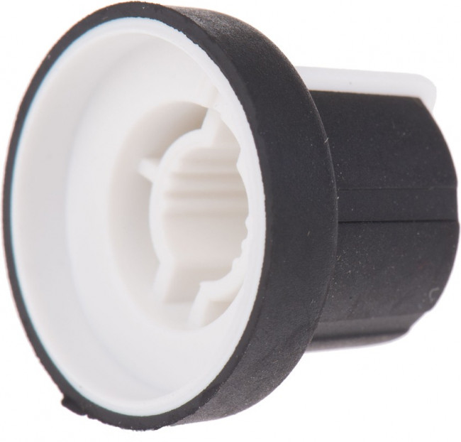 3/03/TPN130-006/237/224, 18.9mm Black Potentiometer Knob for 6mm Shaft Splined, 3/03/TPN130-006/237/224