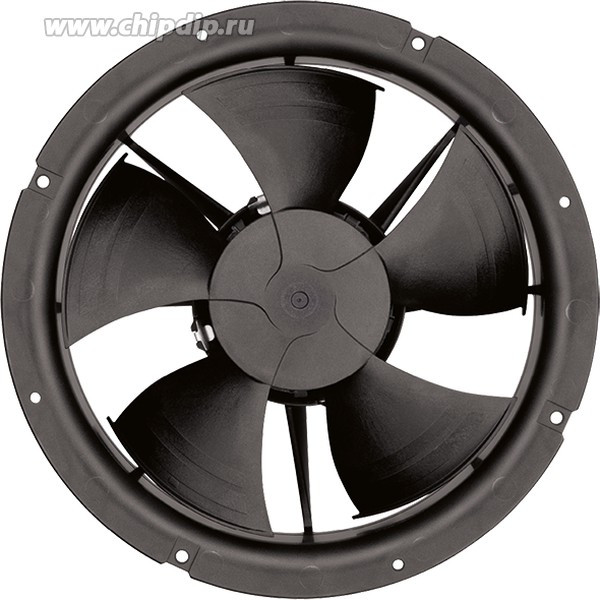 W1G250-BB21-01, EC Fans EC Axial Fan, 250mm Round, 115VAC, 32W, 1700RPM, Ball Bearing