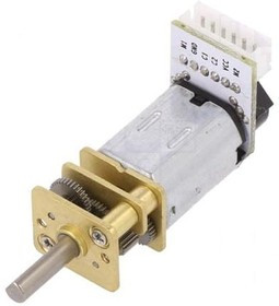 FIT0481, Двигатель DC, с энкодером,с редуктором, 6ВDC, 30 1, 300об./мин.