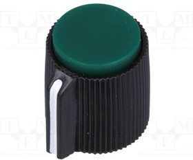 KK-14, Ручка, с указателем, пластик, dоси: 6,35мм, d13x15мм, винтом