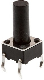1174-6611.5, Кнопка тактовая, 6х6мм, h=11.50мм