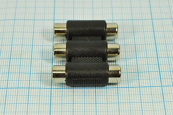 Разъем RCA х 3 розетка - разъем RCA х 3 розетка