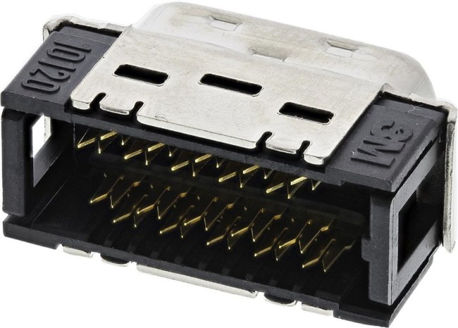 10120-6000EC, 101 20 Way Cable Mount D-sub Connector Plug, 1.27mm Pitch 10120-6000EC, 101 20 Way Cable Mount D-sub Connector Plug, 1.27mm Pitch