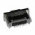 MUSBR-M5C1-M0, Гнездо, USB C, THT, PIN: 24, прямой, IP67, позолота, M2,5