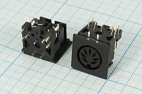 Разъем DIN 7HP[45]+2C розетка, на блок, DN-7J