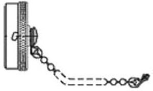 MS3181-24NA, Circular MIL Spec Tools, Hardware & Accessories SZ 24 Recep Cover Chain w/ring MS3181-24NA, Circular MIL Spec Tools, Hardware & Accessories SZ 24 Recep Cover Chain w/ring