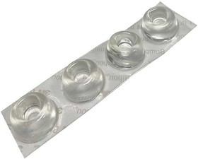 5509 (аналог SJ5309) Ножки клейкие прозрачные 22,3 х 10,1 мм цилиндр 4 шт