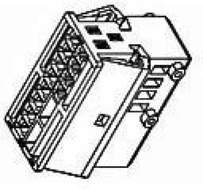 953892-1, Automotive Connectors 16/8W+4SC MQS SOCKET HSG