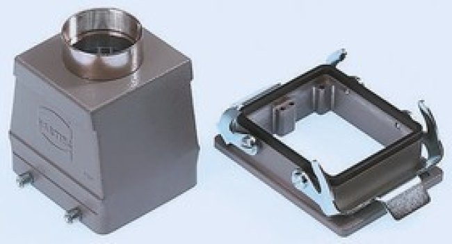 19300320528, Han B Heavy Duty Power Connector Hood, M40 Thread 19300320528, Han B Heavy Duty Power Connector Hood, M40 Thread