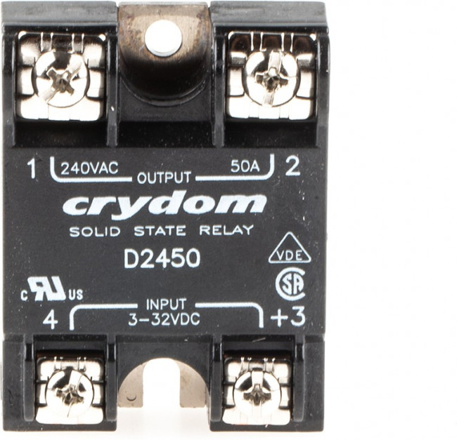 D2450, Реле 3-32VDC, 50A/240 VAC
