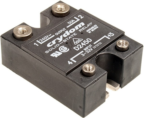 D2450, Реле 3-32VDC, 50A/240 VAC