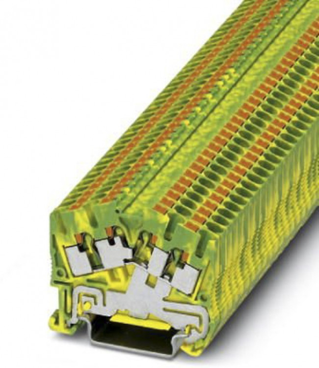 3212011, DIN Rail Terminal Blocks PTS 2,5-QUATTRO-PE